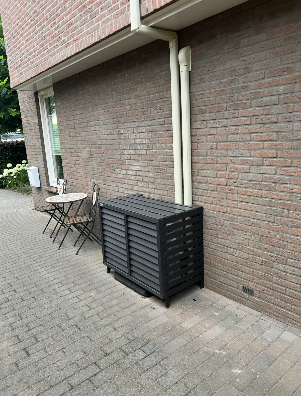Werkgebied plaatsen split unit