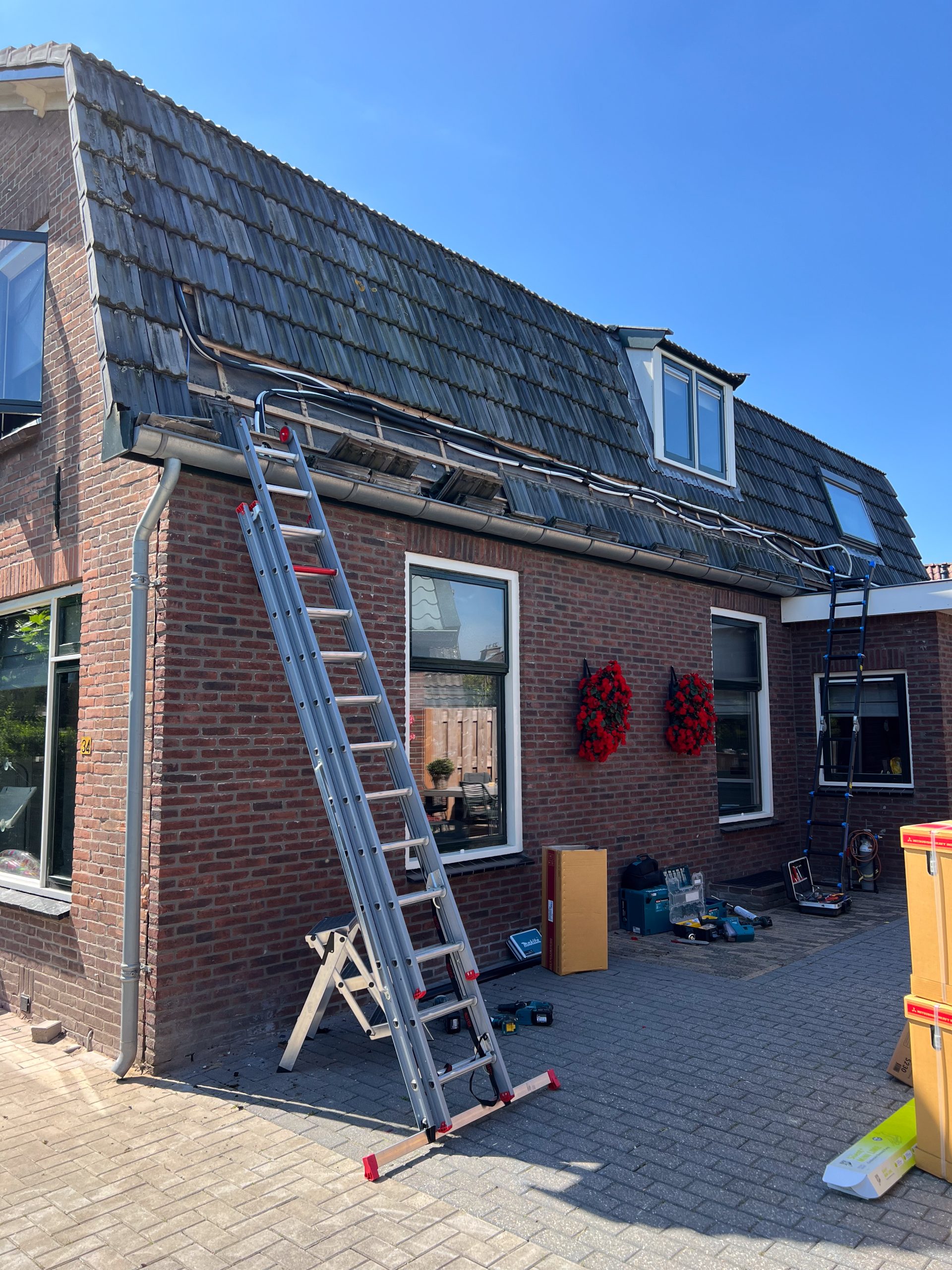 Airco installatie in woning te Voorst