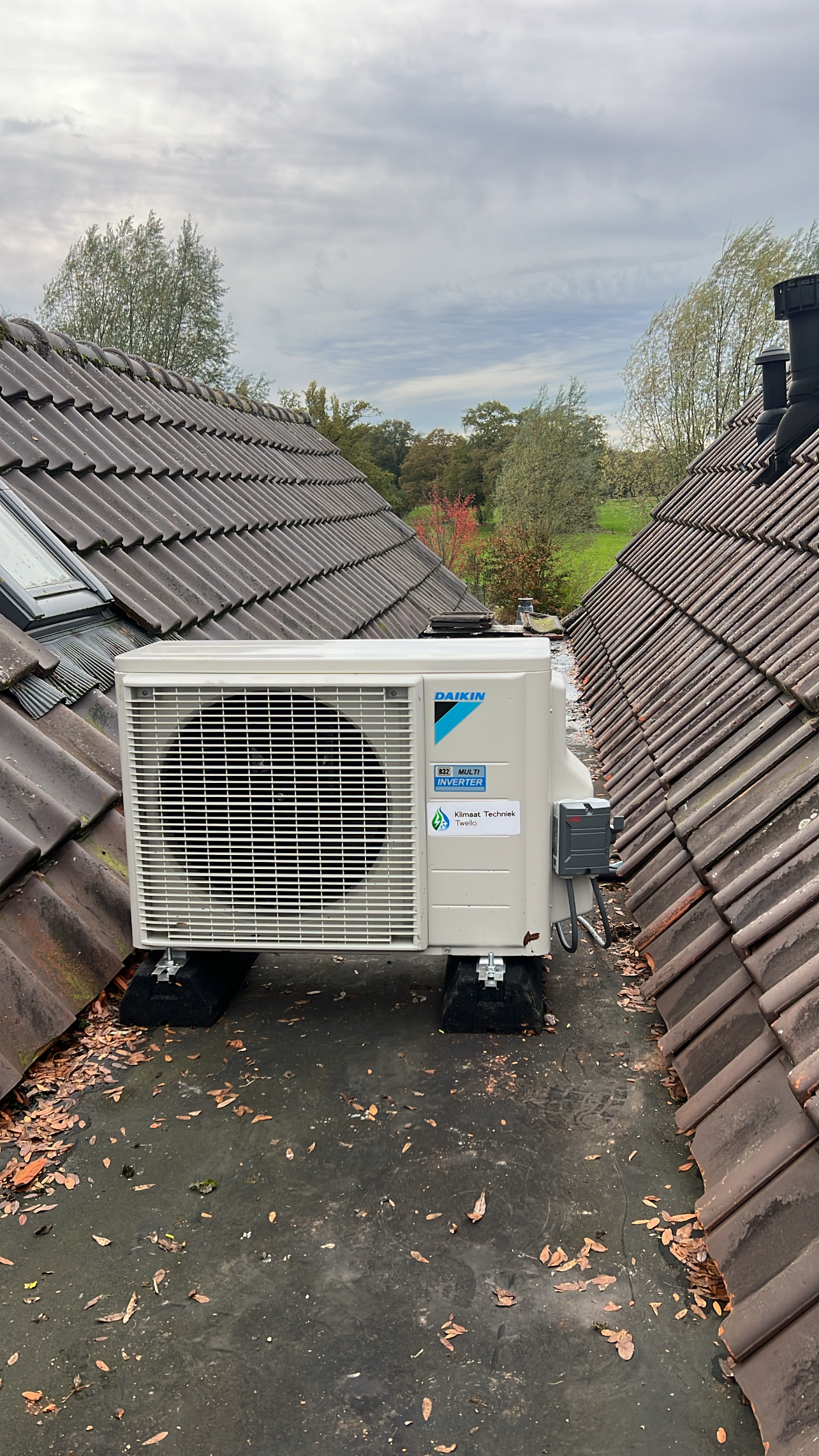 Daikin airco installatie in Klarenbeek